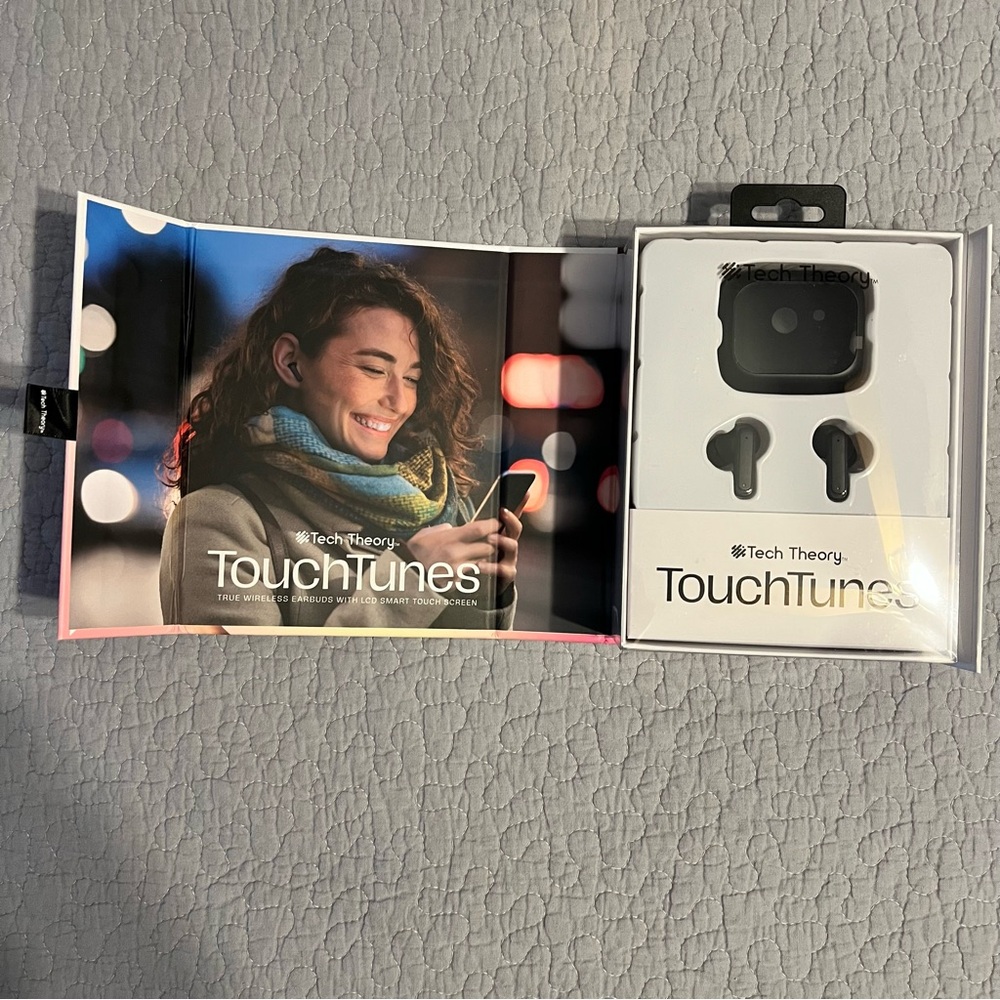Theory TouchTunes Black Earbud Headphones